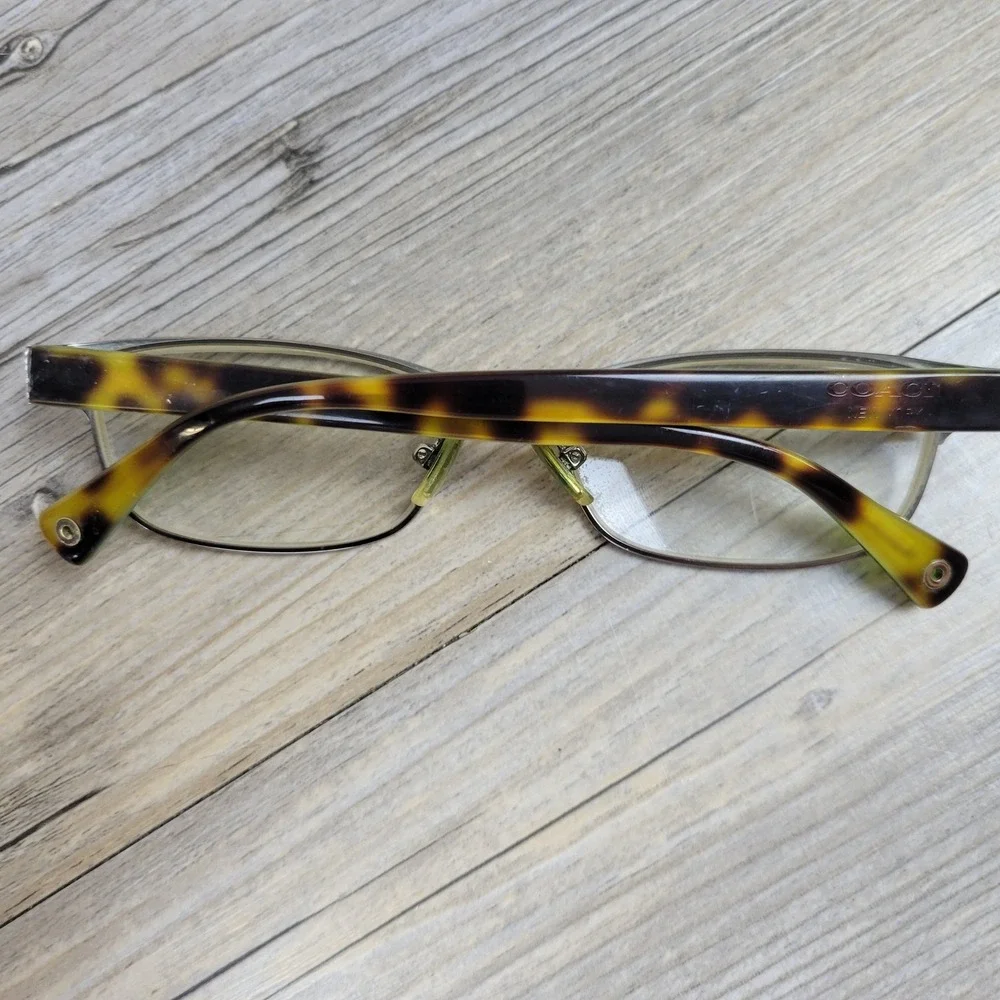 Coach Eyeglass Frames HC 5033 Alyson 9128 Satin Brown Dark Silver 53-16-135